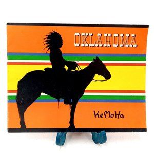 Oklahoma Woolaroc Museum Booklet Vintage 1952 Native American Horse Collectible